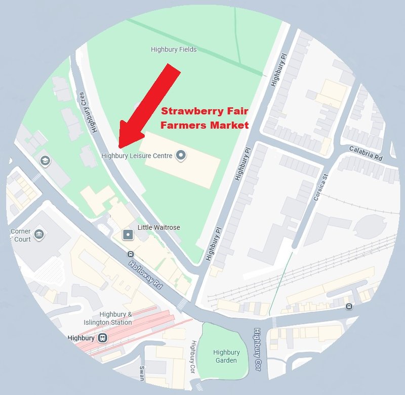 Highbury map